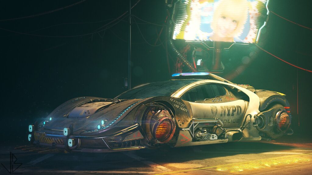 Cyberpunk Car 4k Wallpaper For Computer