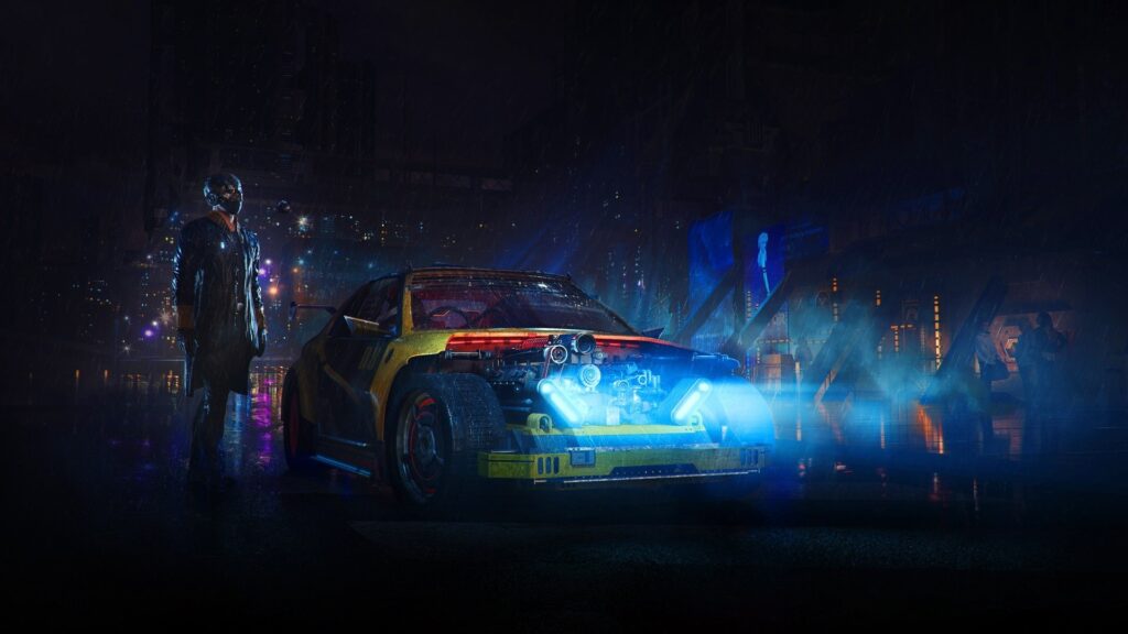 Cyberpunk Car 4k Wallpaper For PC