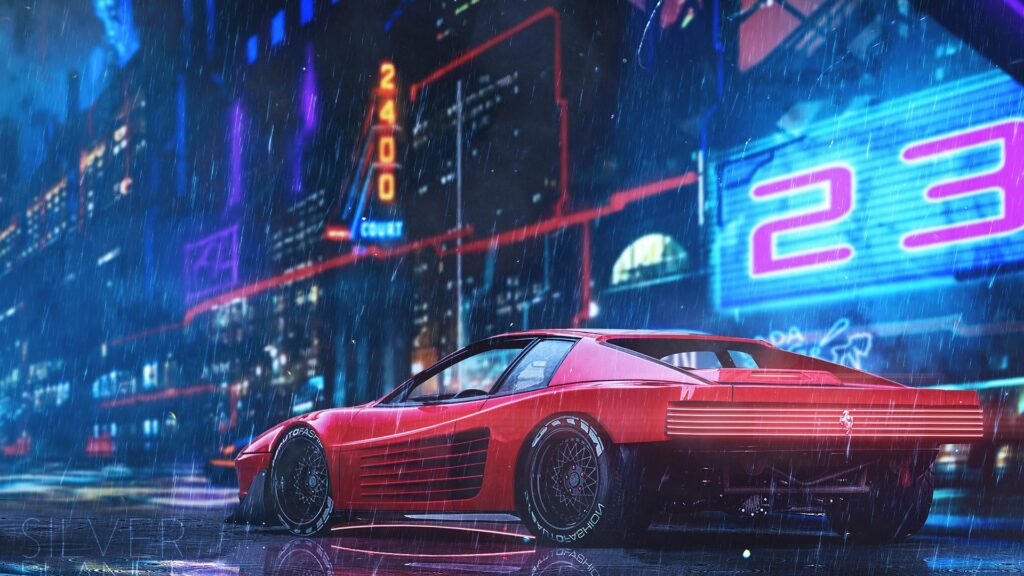 Cyberpunk Car PC Backgrounds