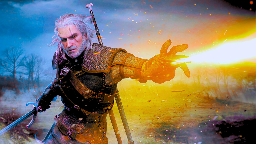 Geralt of Rivia Desktop Wallpaper