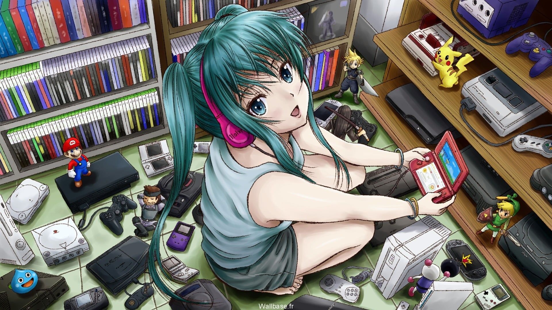 HD Gamer girl Desktop Wallpaper