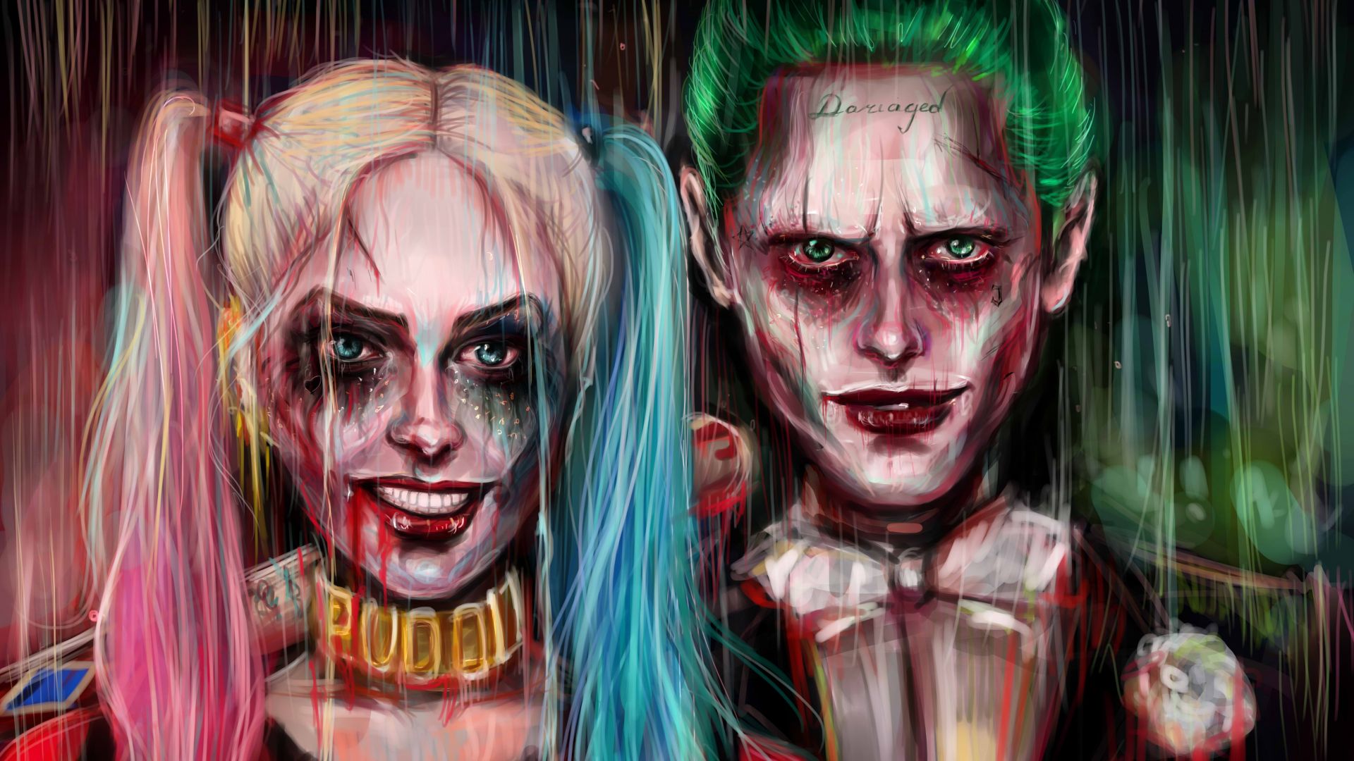 4k Joker and Harley Quinn Background For PC
