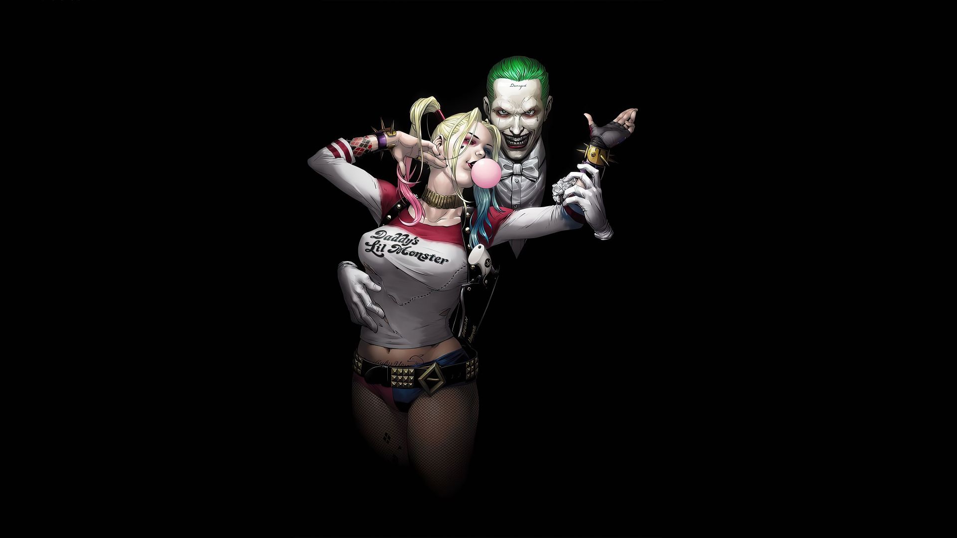 Computer Wallpaper Joker and Harley Quinn