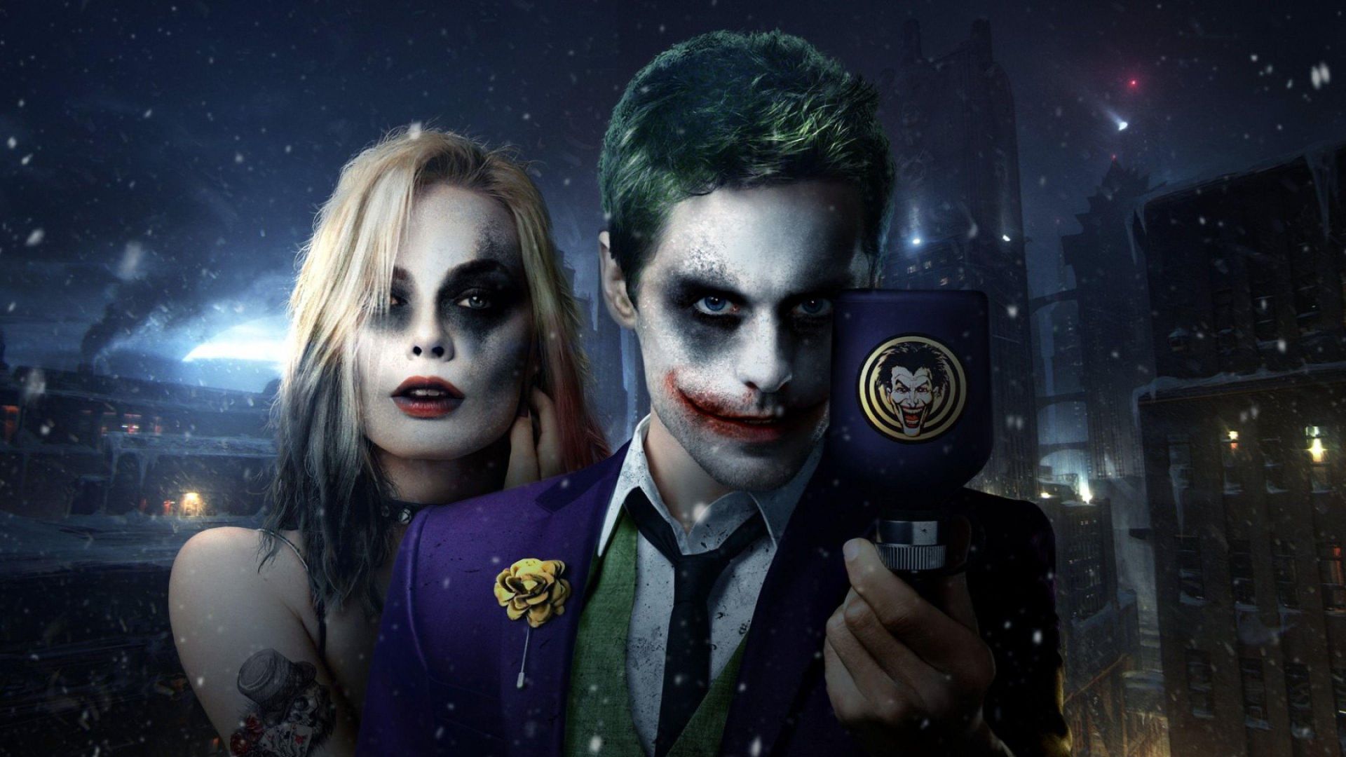 HD Joker and Harley Quinn Desktop Wallpaper