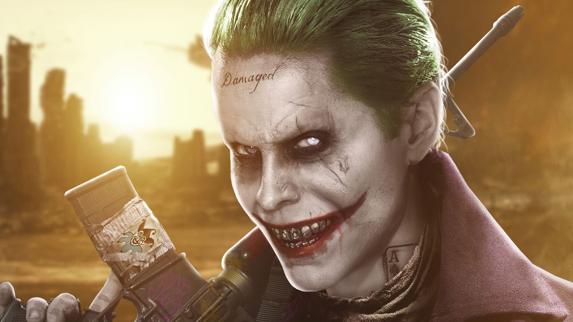 Jared Leto Joker Desktop Wallpaper