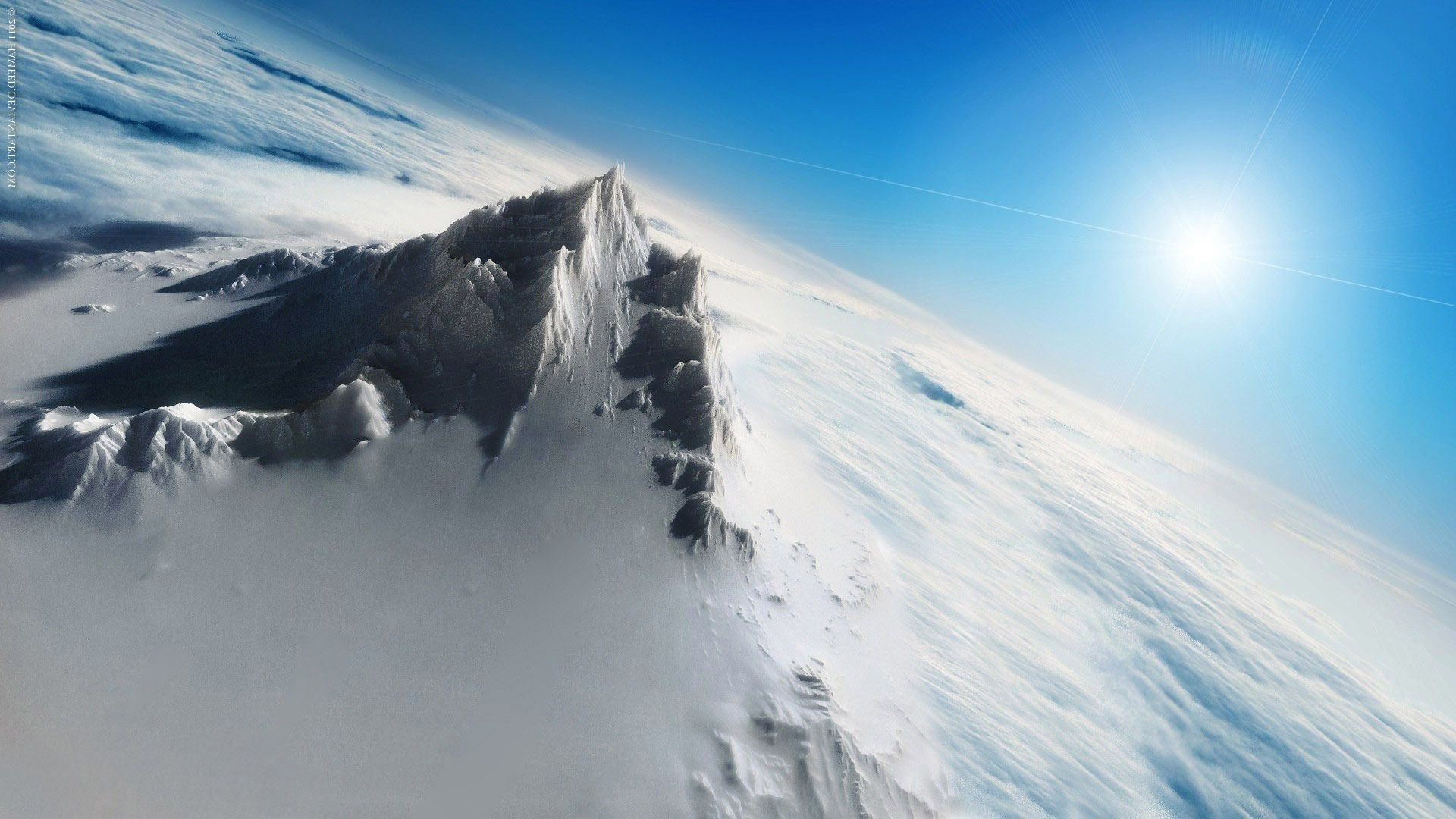 4k Mount Everest Background