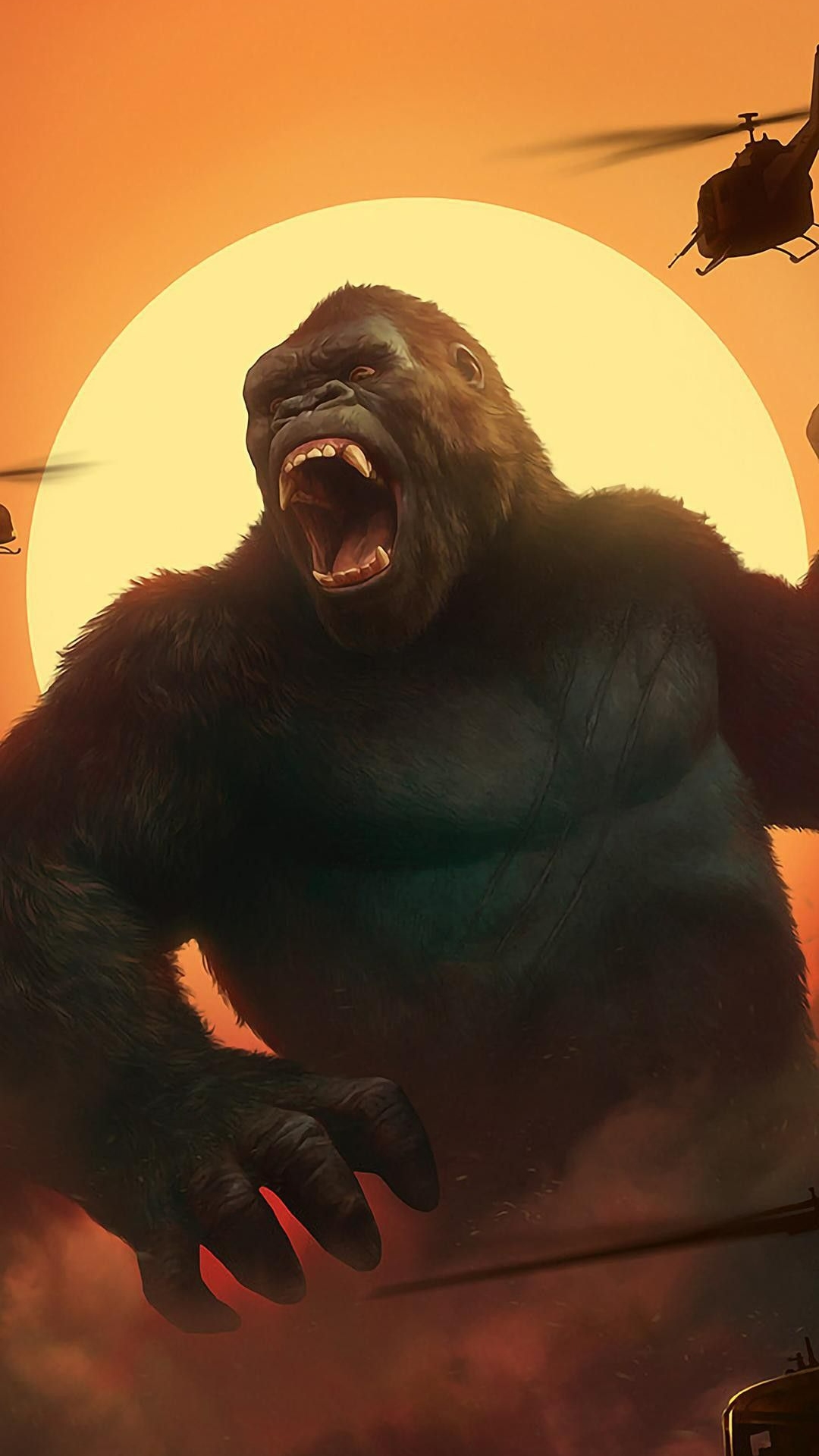 Gorilla Lock Screen Wallpaper 4k