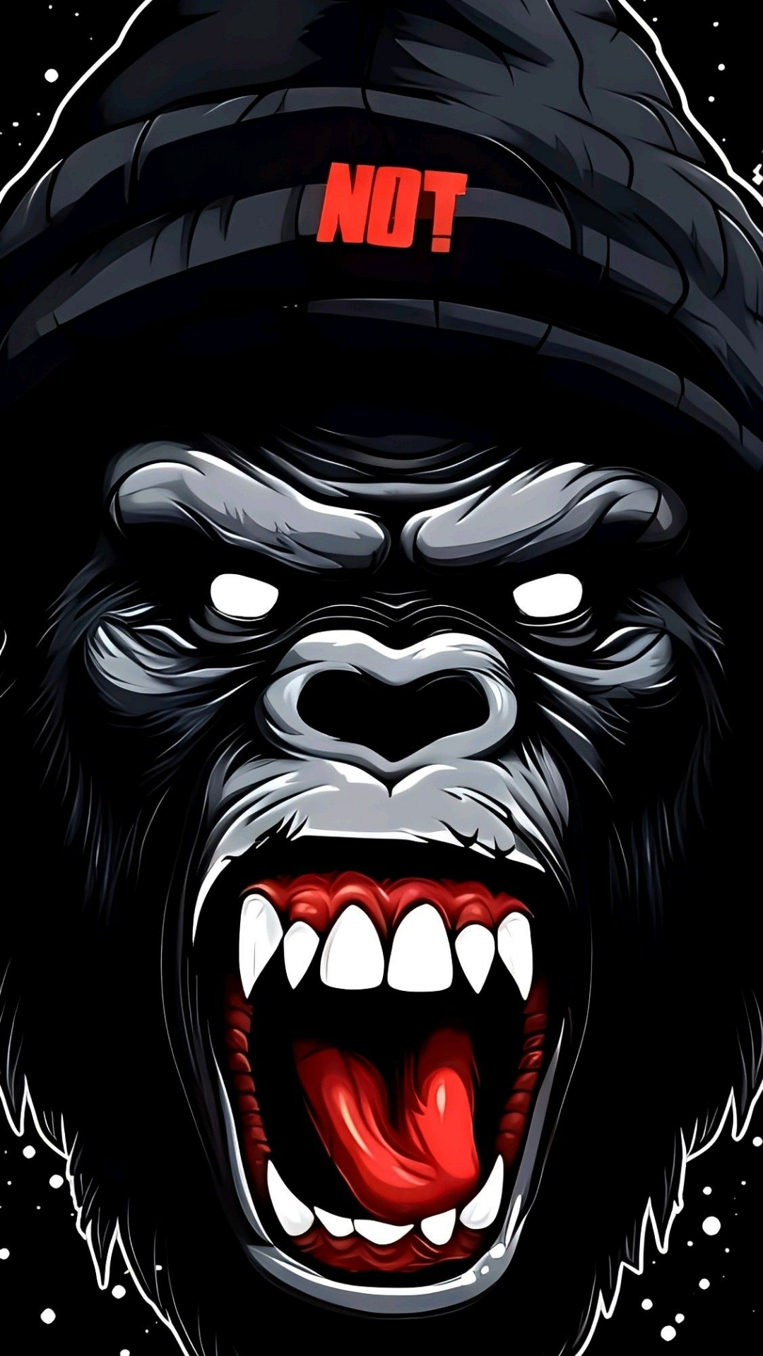 Gorilla iPhone Wallpaper 4k