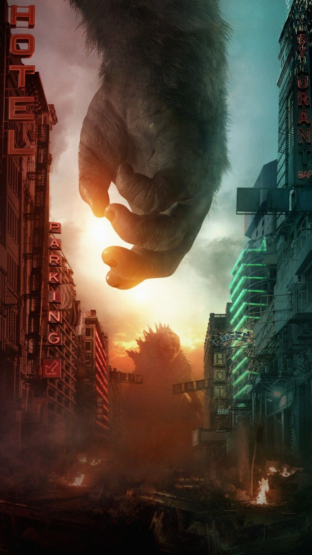 Wallpaper of Godzilla Vs Kong