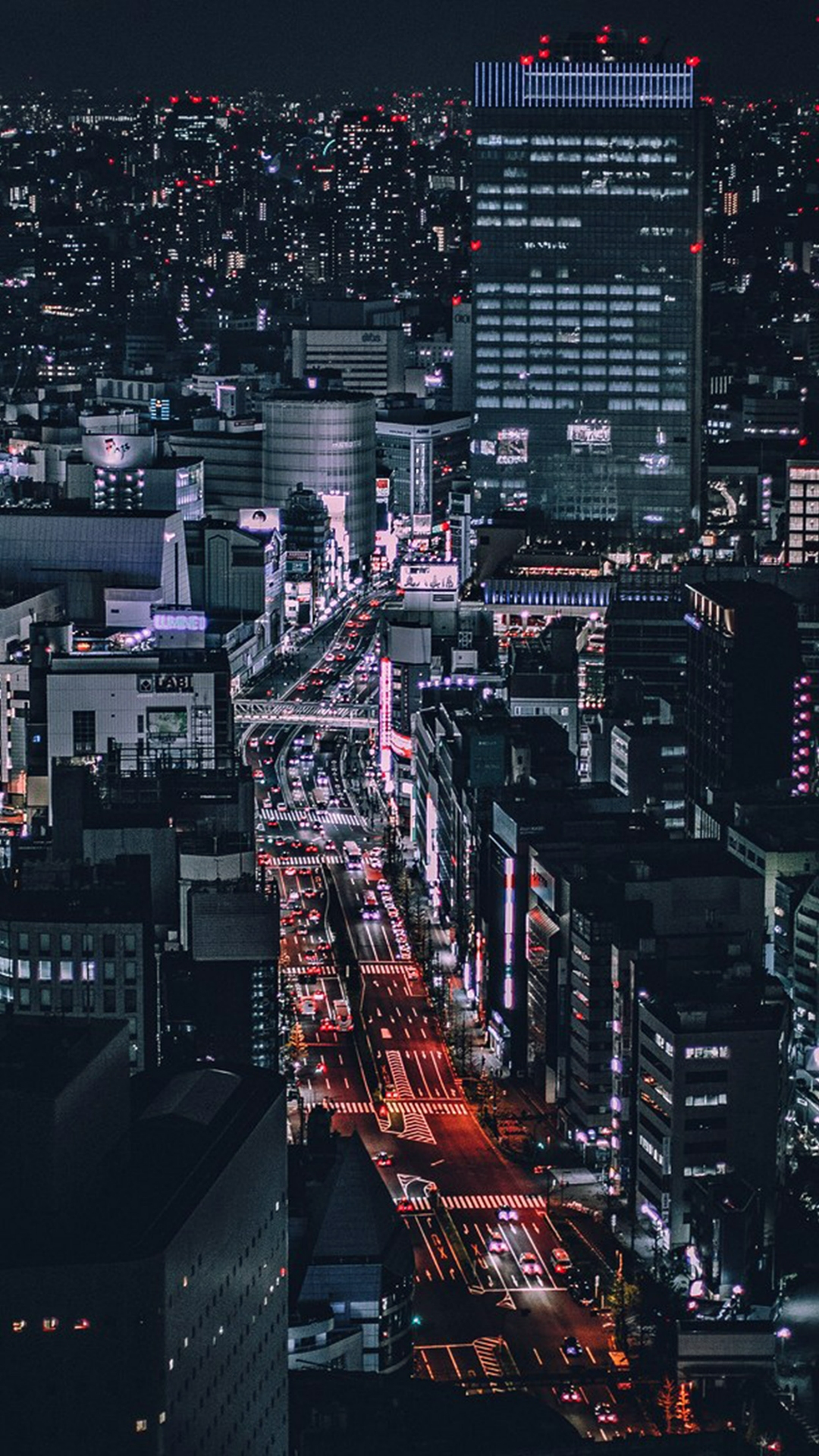 Anime Street Buildings City Android Wallpaper