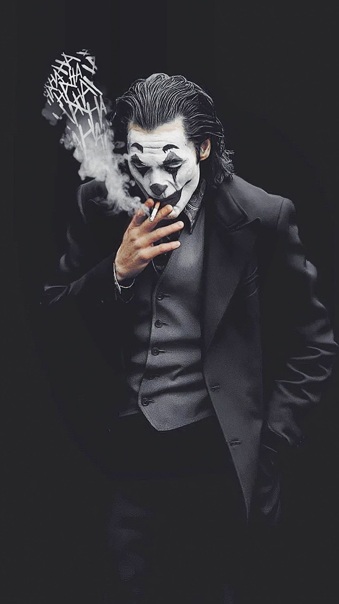 Joker Smoking Android Wallpaper 4k