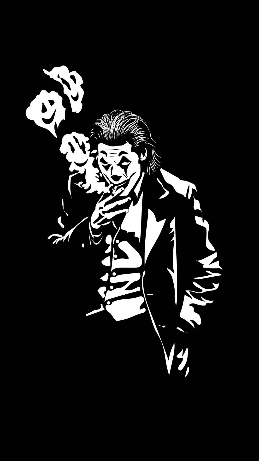 Joker Smoking Mobile Wallpaper 4k