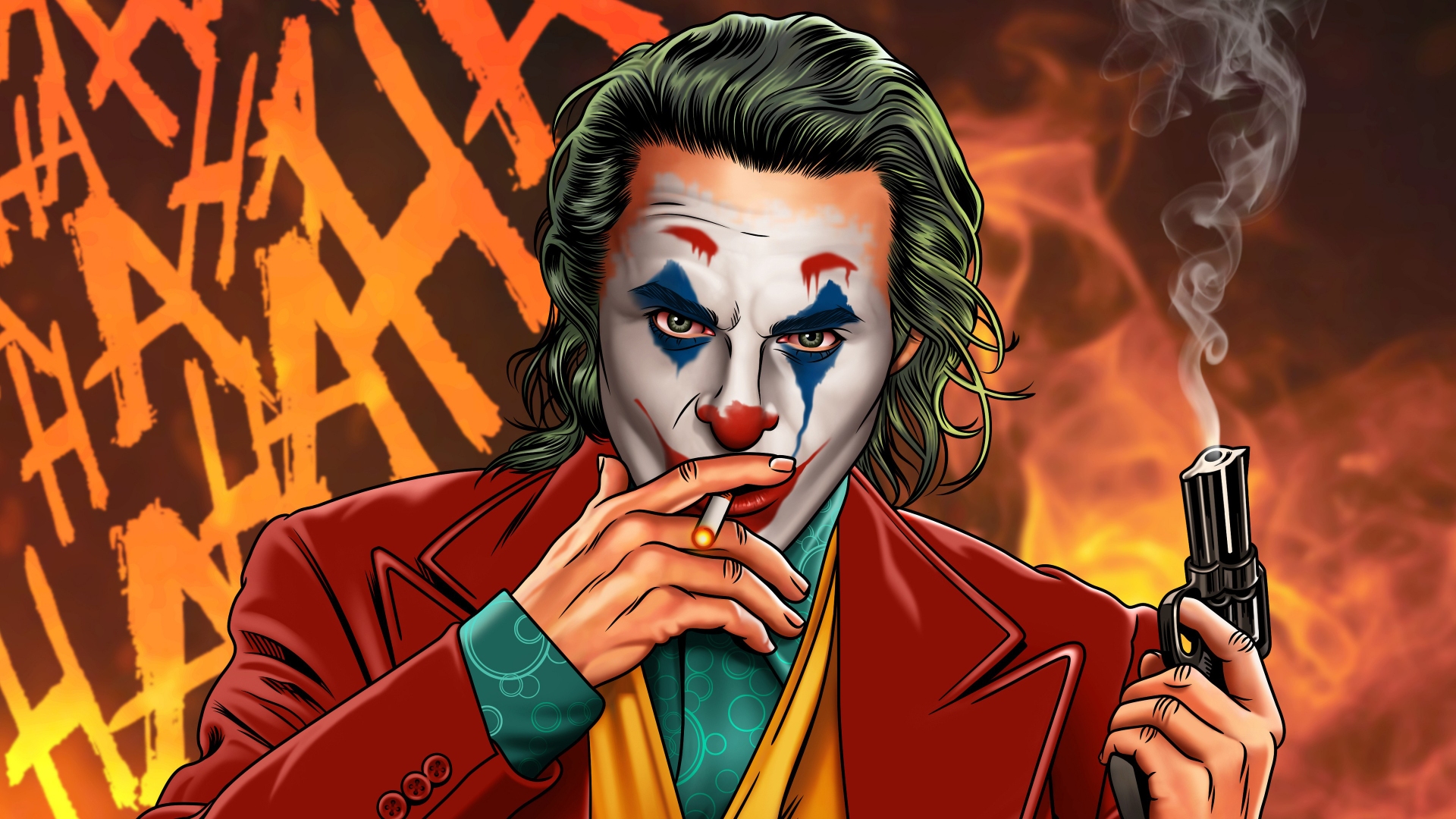 Joker Smoking Wallpaper 4k For Laptop