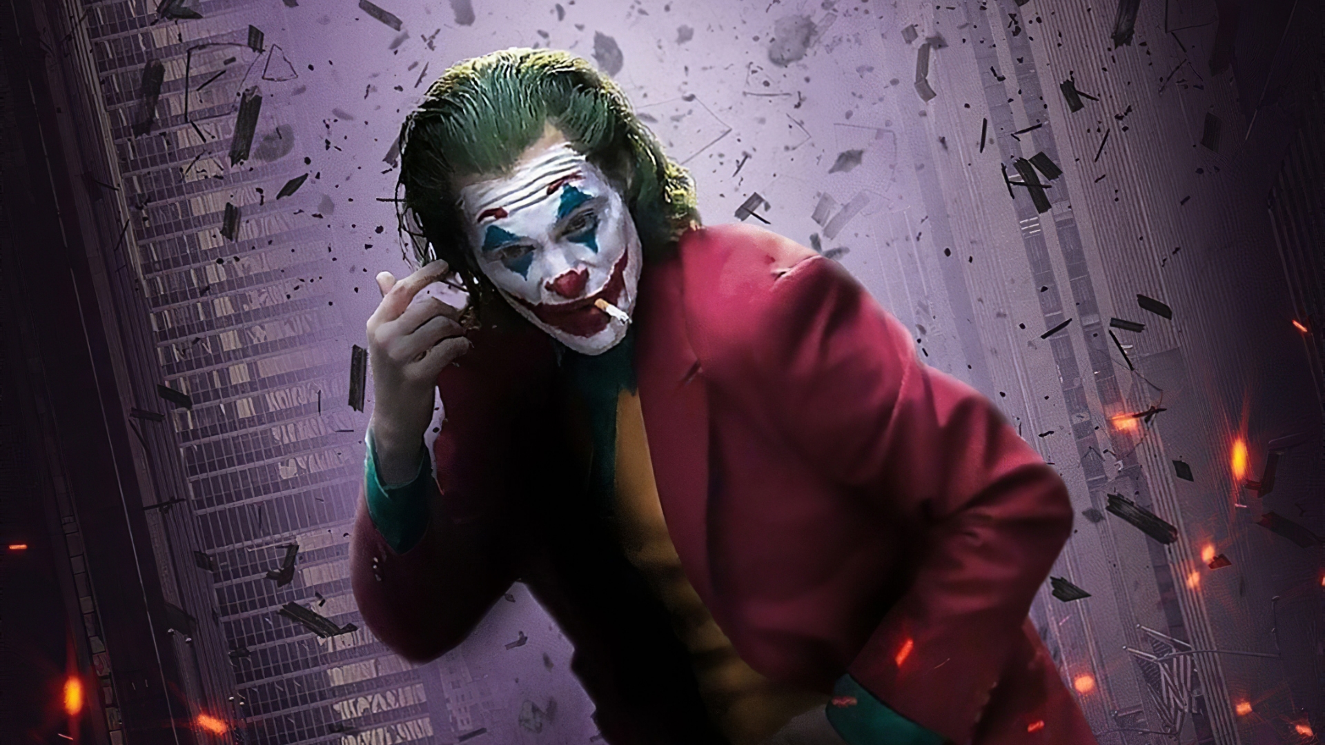 Joker Smoking Wallpaper 4k For PC