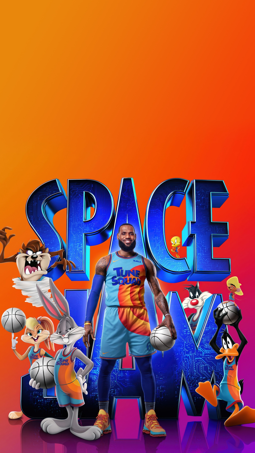 Space Jam Mobile Wallpaper 4k