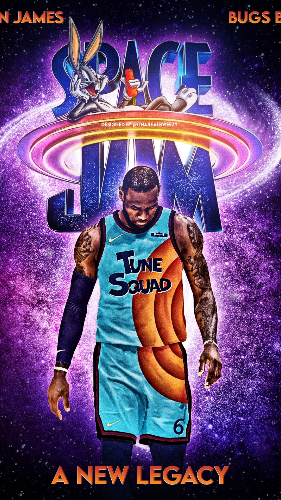 Space Jam iPhone Wallpaper 4k