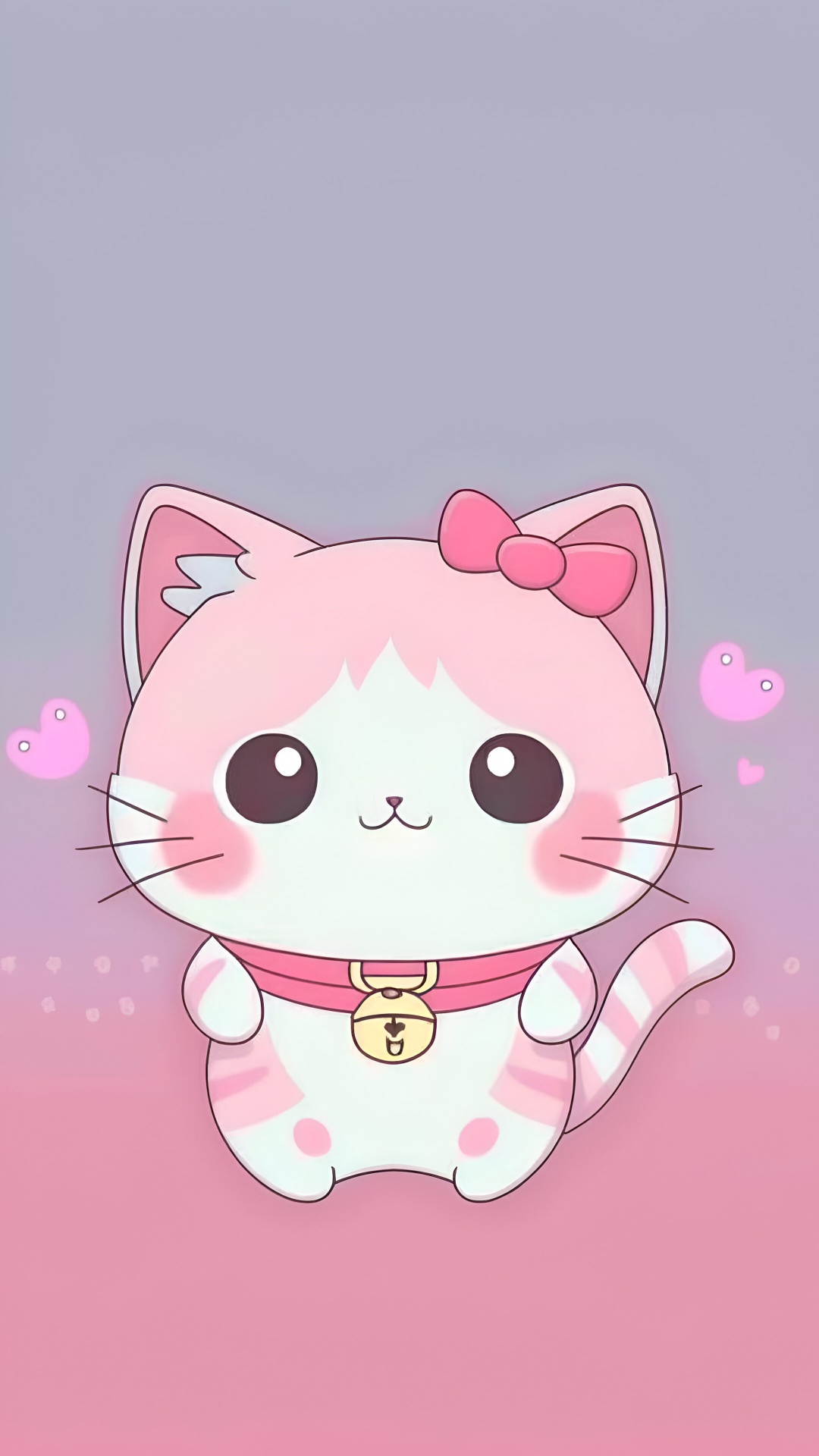 Cute Kawaii cat Full HD Wallpaper