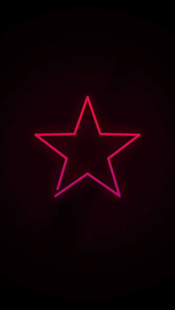 fondos de pantalla negro neon phone