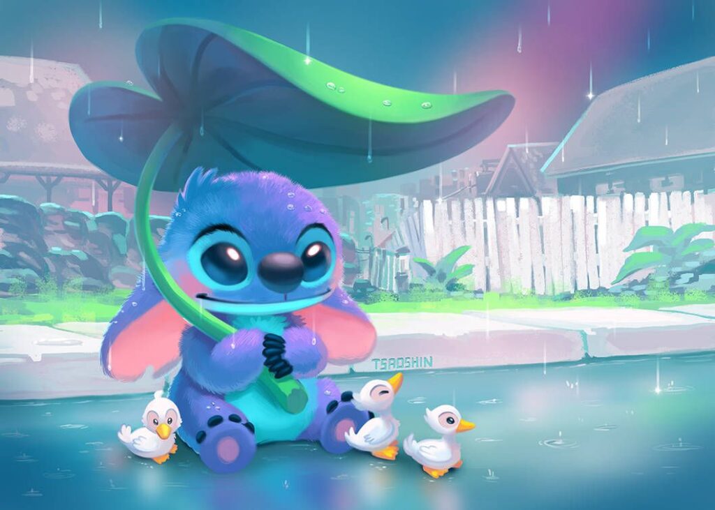 fondos de pantalla stitch 4k