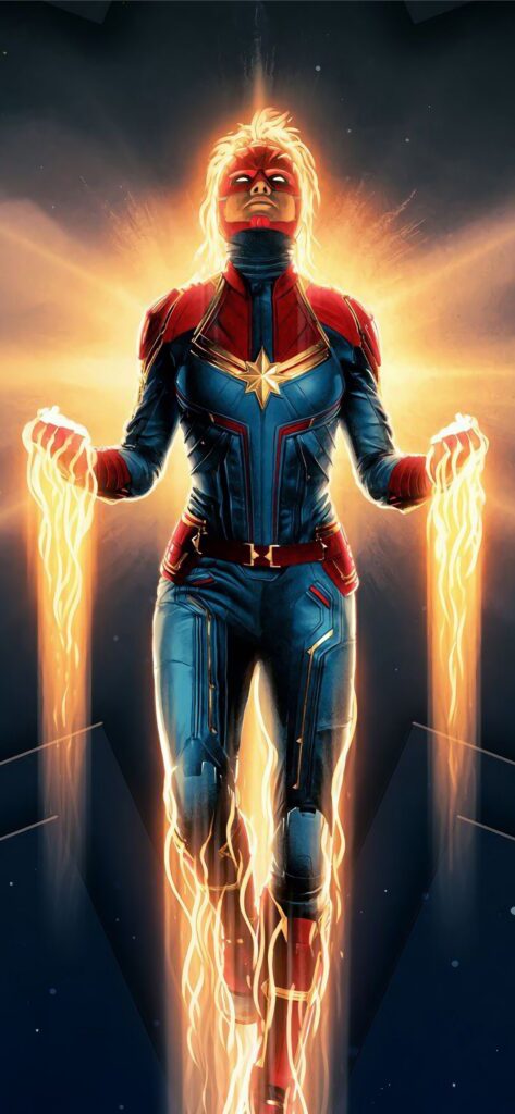 fond d’écran captain marvel iphone