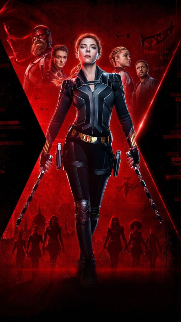 fonds d'écran black widow 4k