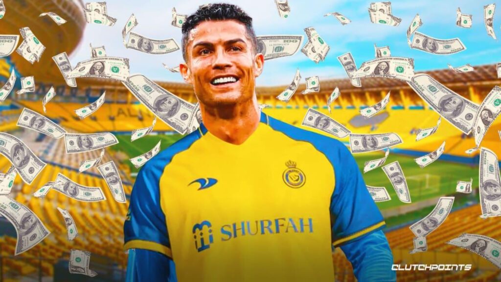 cristiano ronaldo al nassr arrière plan