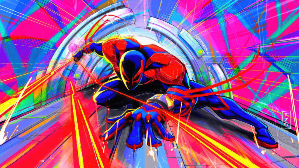 miguel o'hara spider verse fond d'écran d'ordinateur