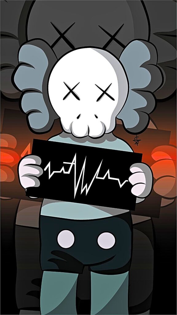 fonds d’écran kaws iphone