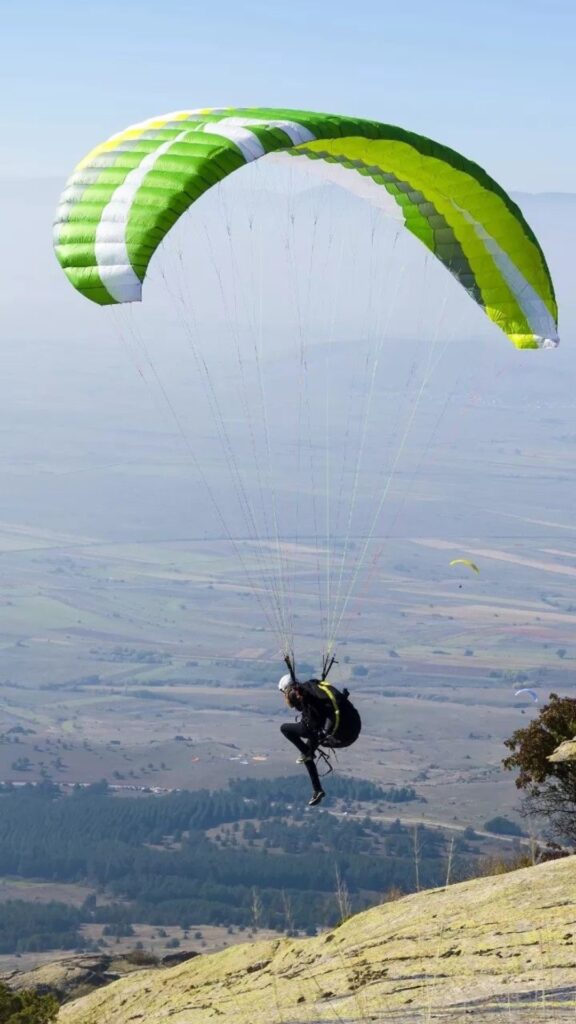 fond décran paragliding
