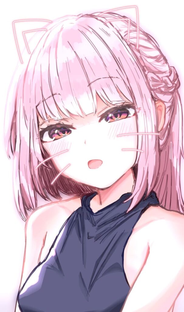 fond decran pink anime hd