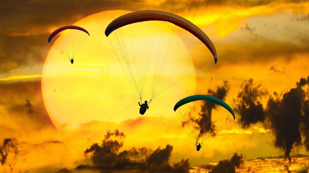 fonds d'écran paragliding desktop
