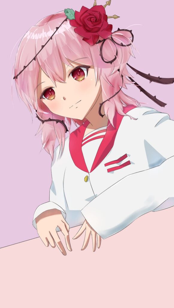 fonds décran pink anime