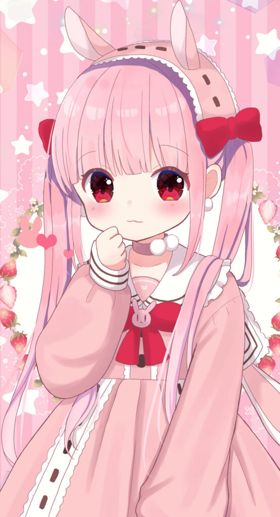 fonds d'écran pink anime hd