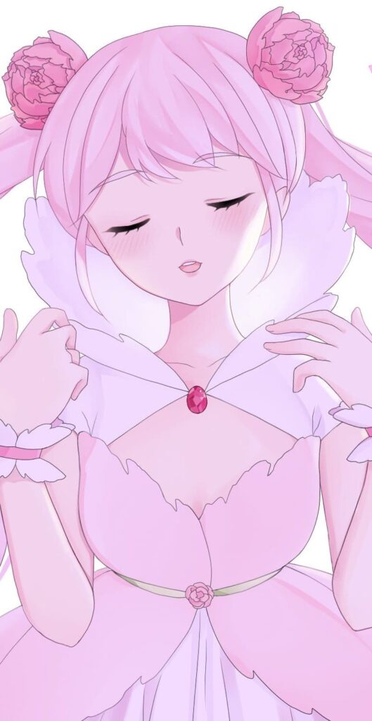 fonds d'écran pink anime mobile