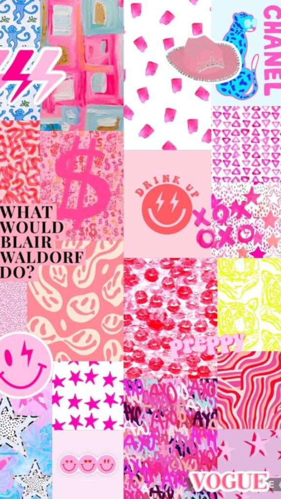 fonds décran preppy pink