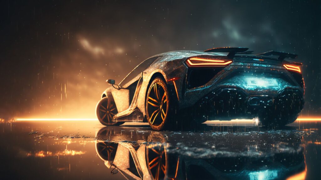 fonds d'écran sports car laptop
