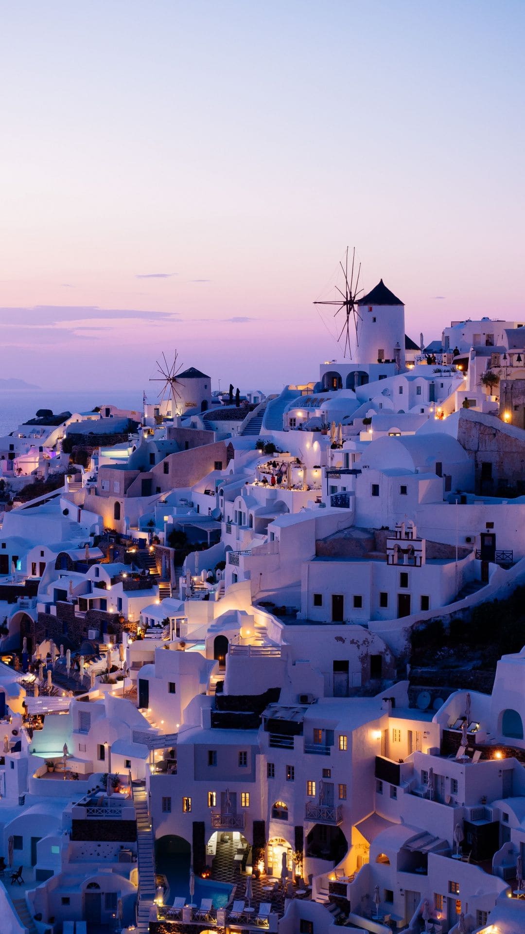 Santorini iPhone 11 Wallpaper