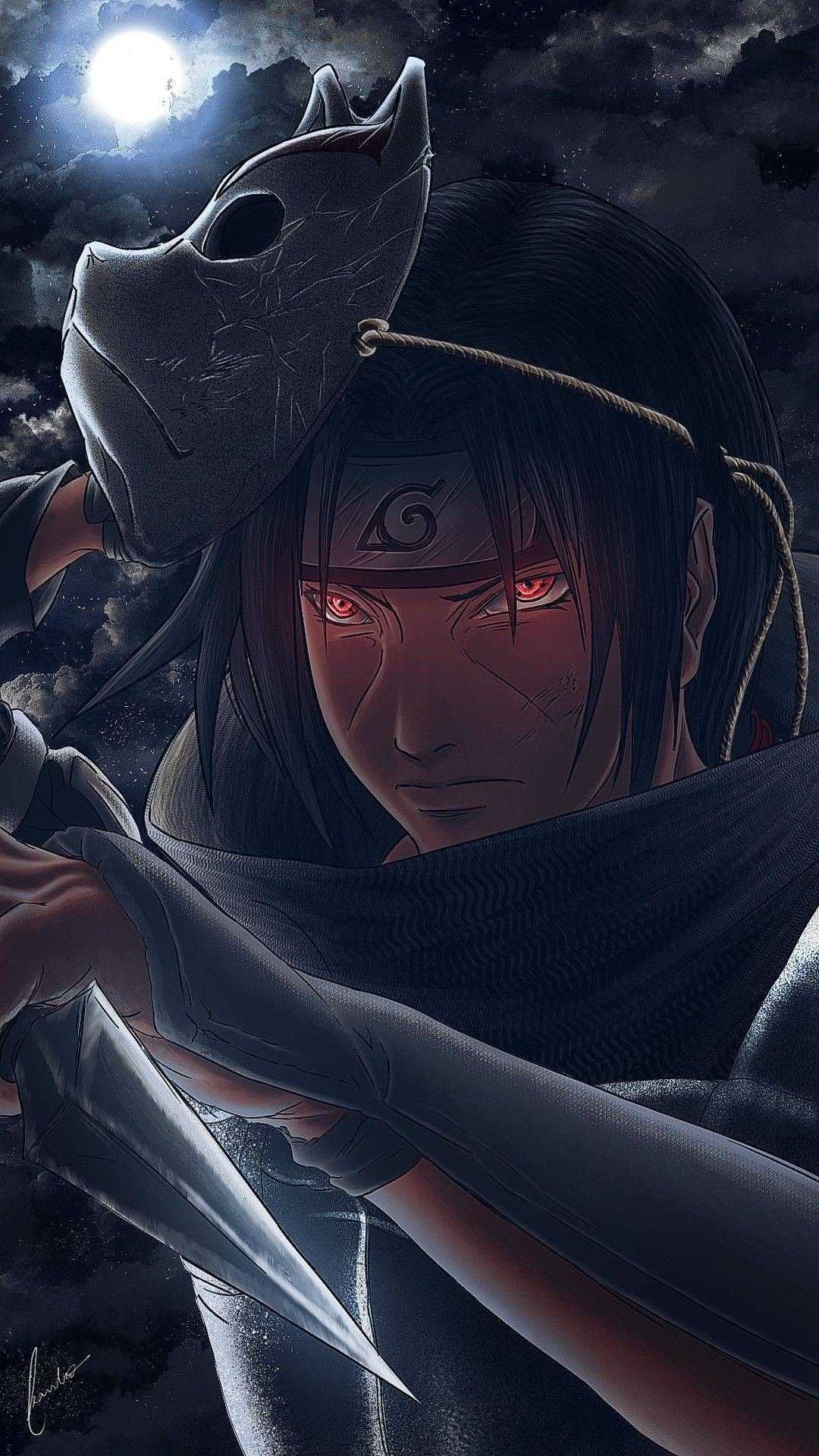 itachi uchiha iPhone XS Wallpaper