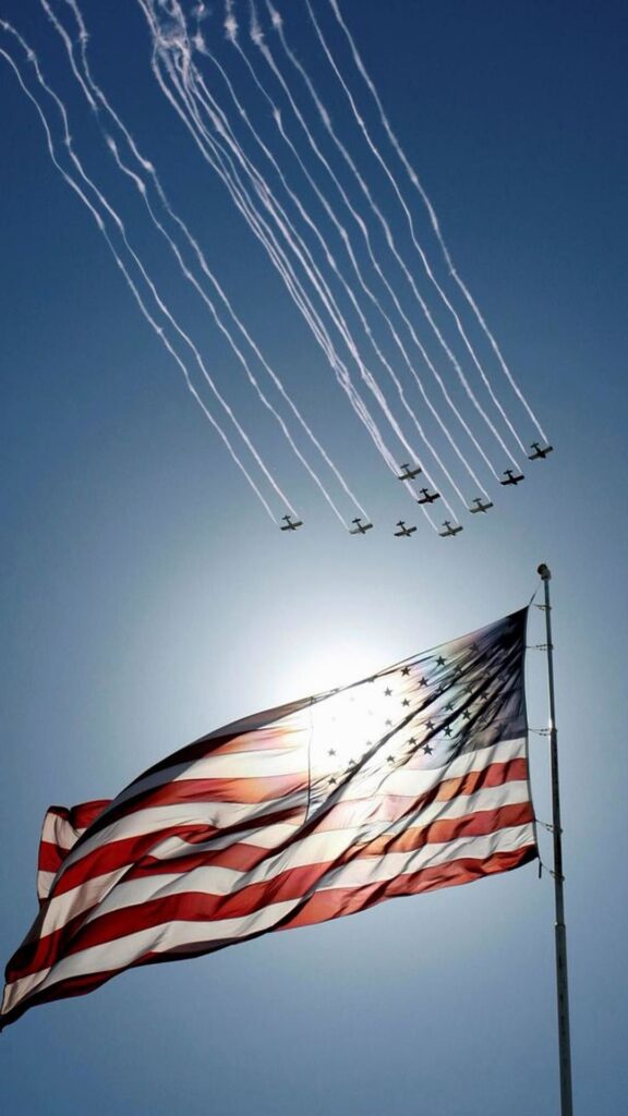 American Flag iPhone Wallpaper