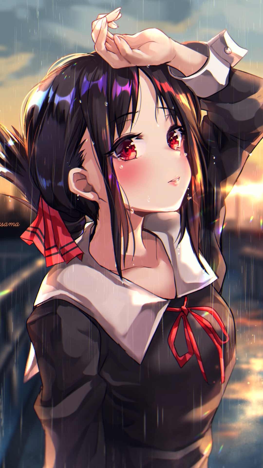 Kaguya Shinomiya iPhone Wallpaper