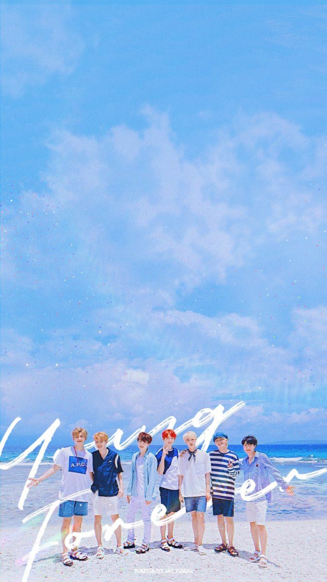 BTS Summer iPhone Wallpaper 4k