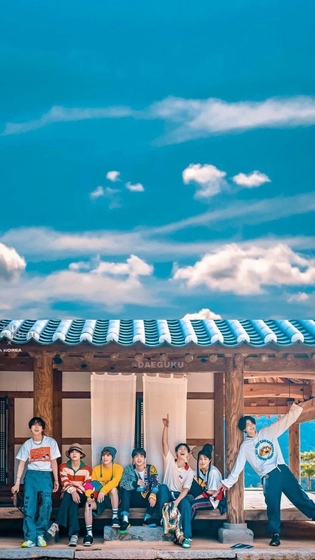 BTS Summer iPhone Wallpaper