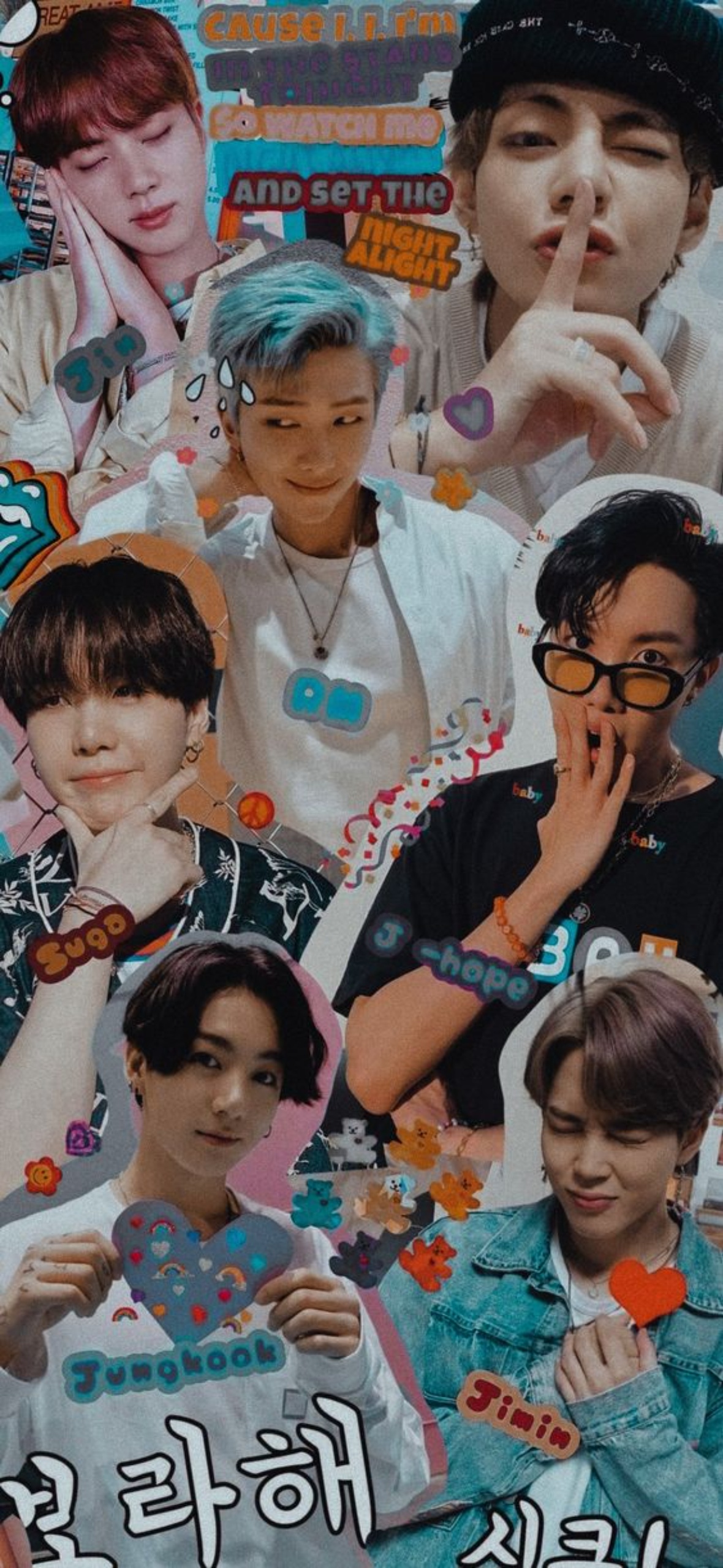 Aesthetic BTS iPhone Wallpaper