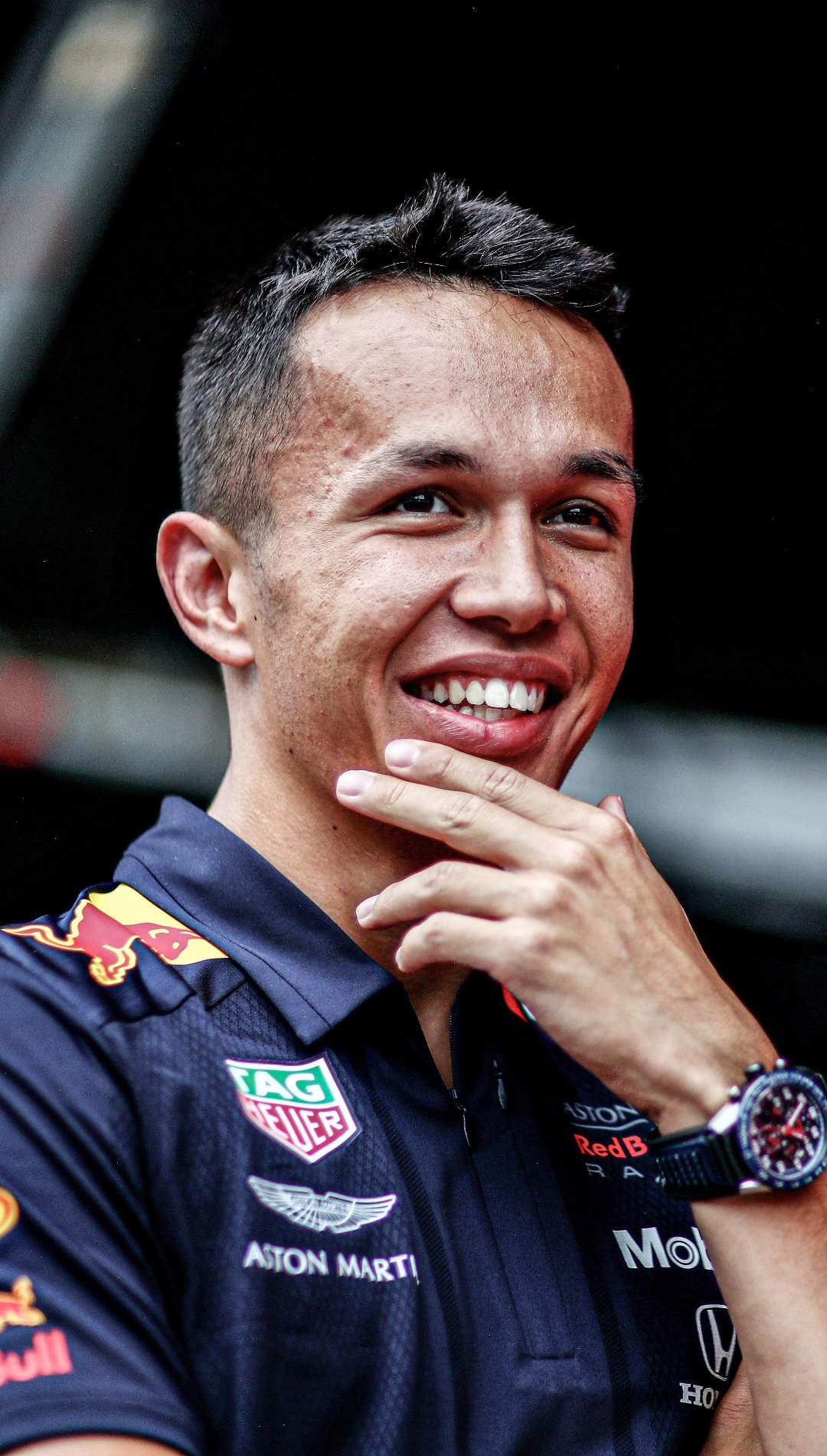 Alex Albon iPhone Wallpaper 4k