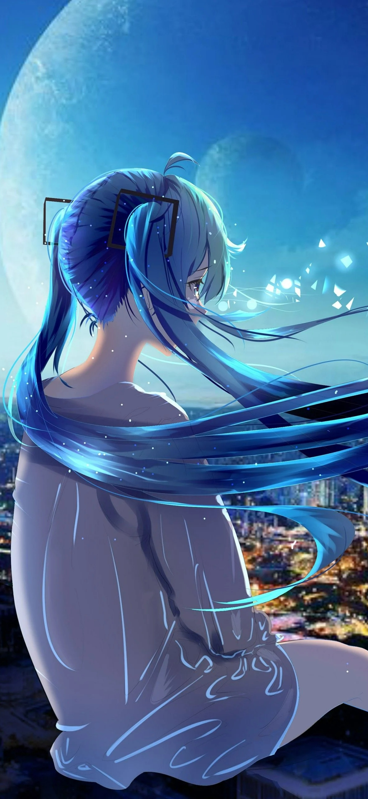 Alone Anime Girl Wallpaper iPhone 8