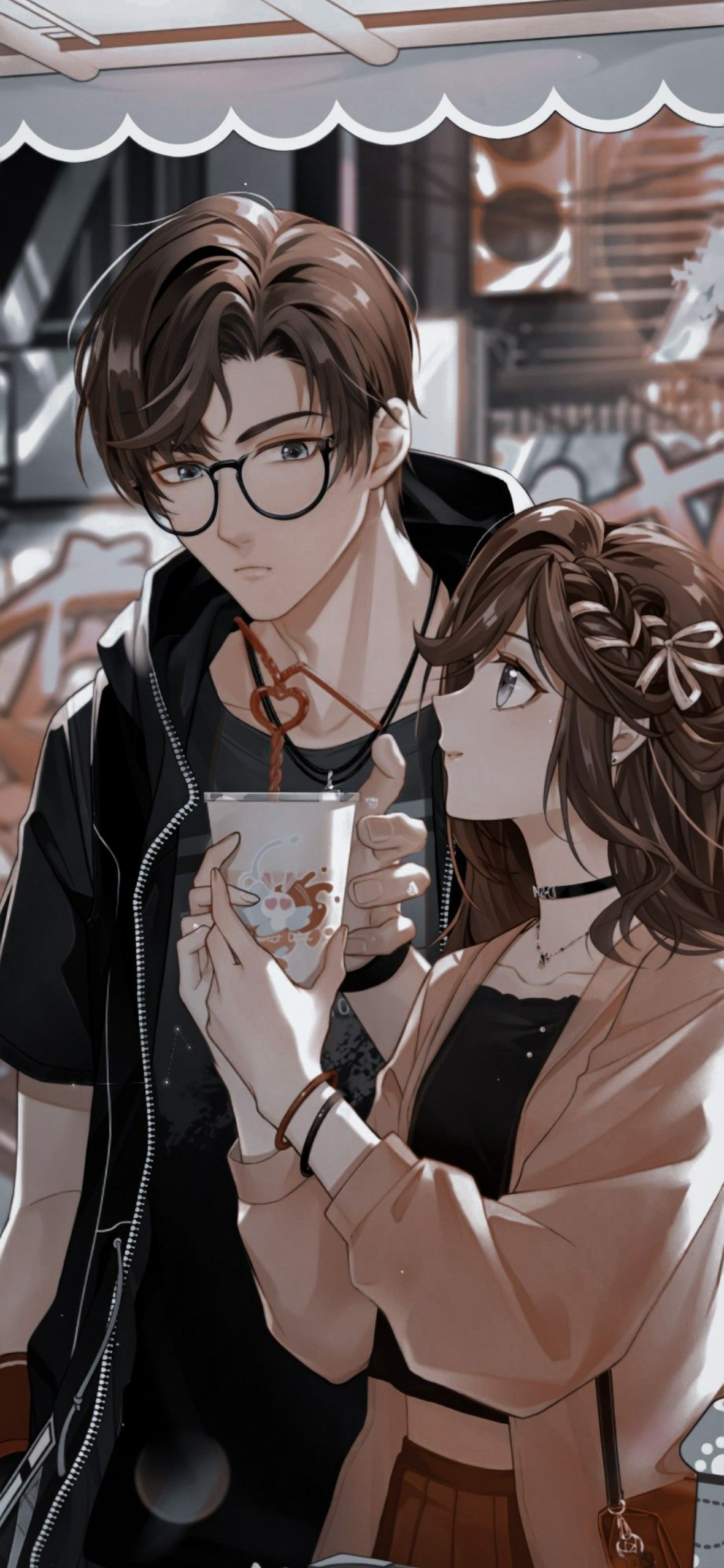 Anime Love Wallpaper iPhone 14 Pro
