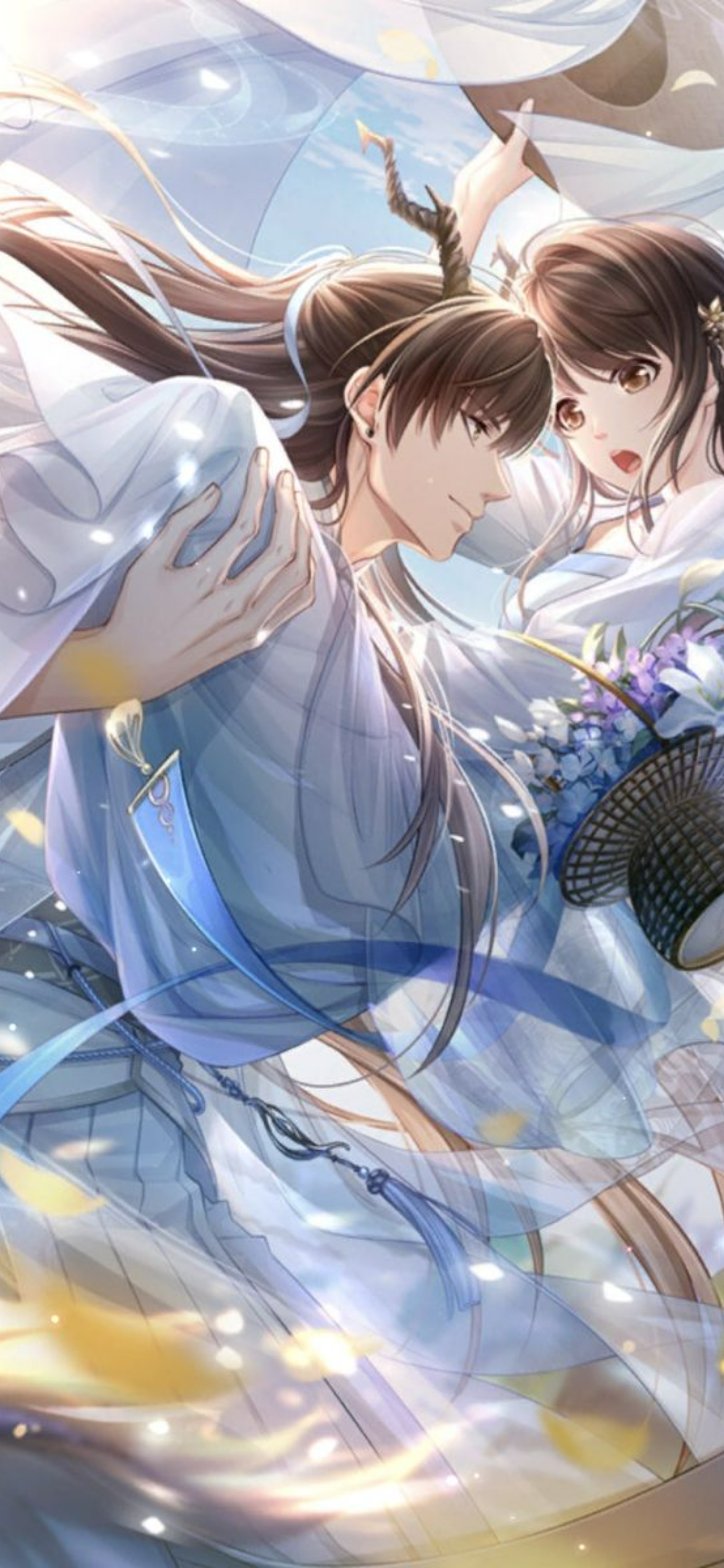 Anime Love iPhone Home Screen Wallpaper