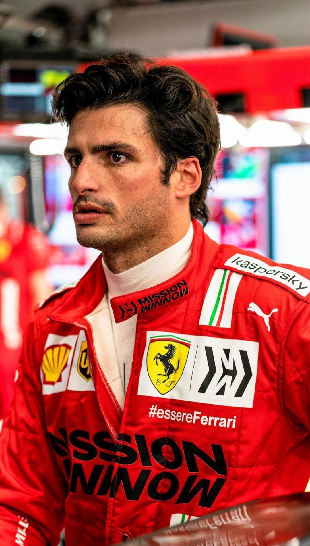 Carlos Sainz iPhone Wallpaper