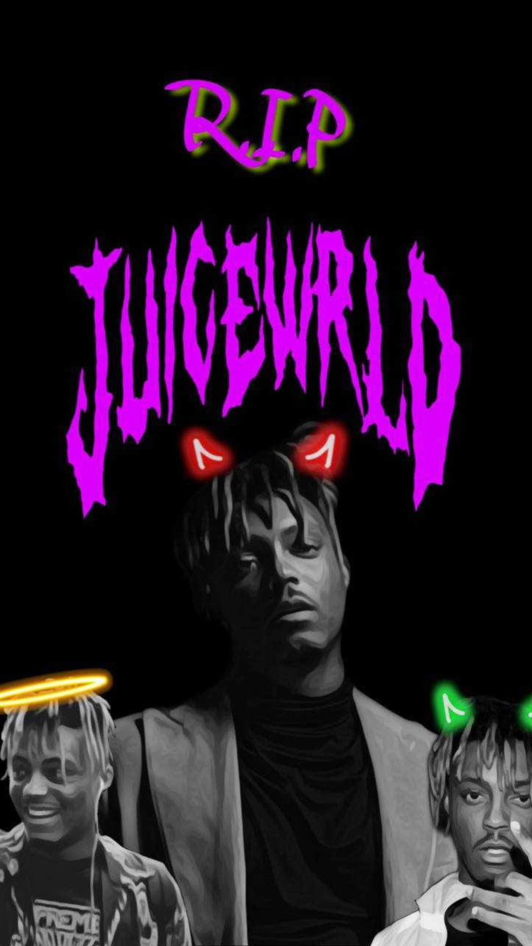 Cool Juice WRLD iphone Wallpaper 4k