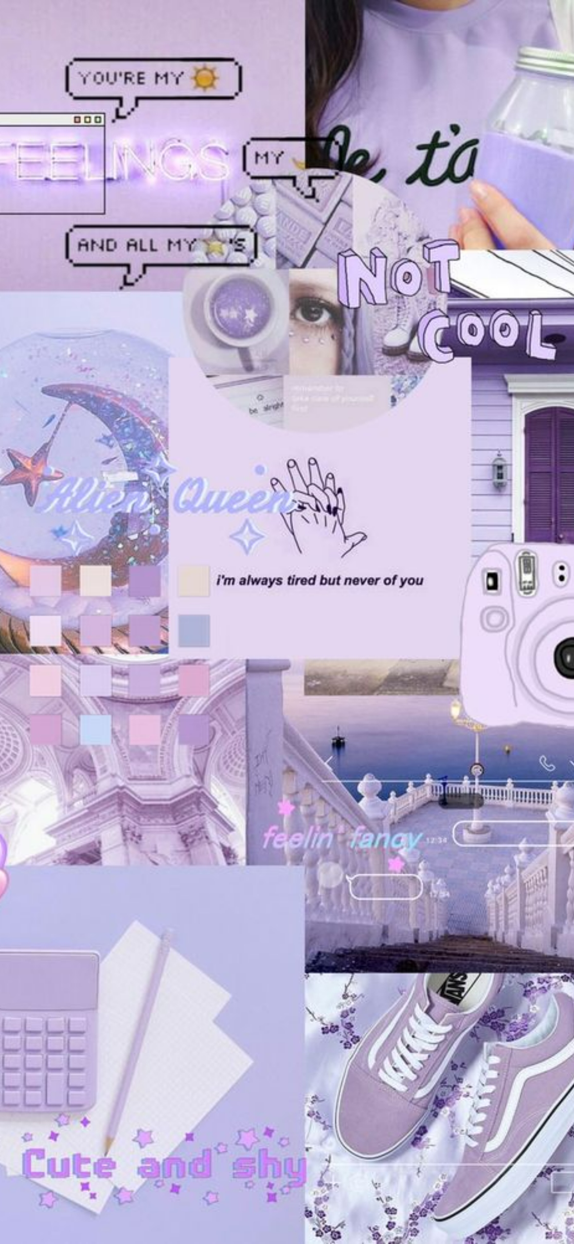 Pastel Purple iPhone Wallpaper HD